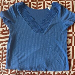 Sezane Cassiopee lace tee